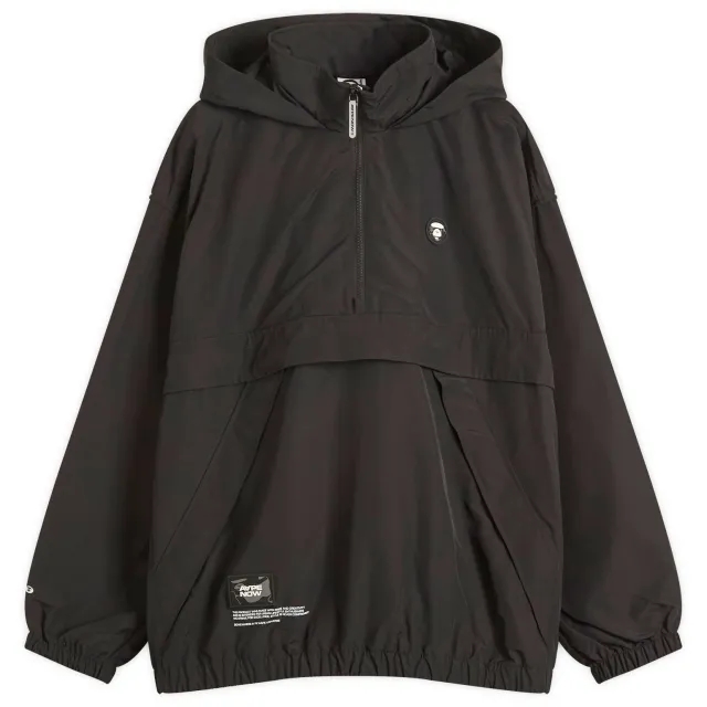A Bathing Ape AAPE Now Anorak Jacket Black