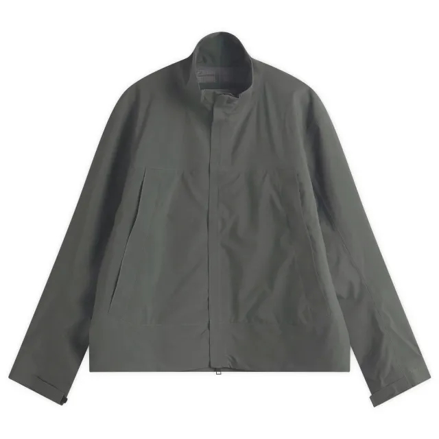 Norse Projects Men's 3L Waterproof Stand Collar Jacket Black Olive