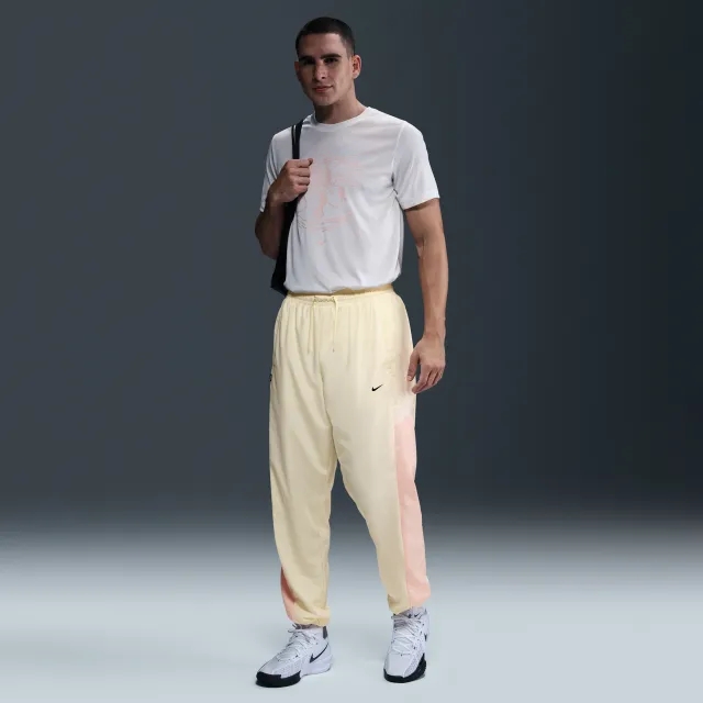 Nike Icon Men's Woven Basketball Trousers - White - Polyester