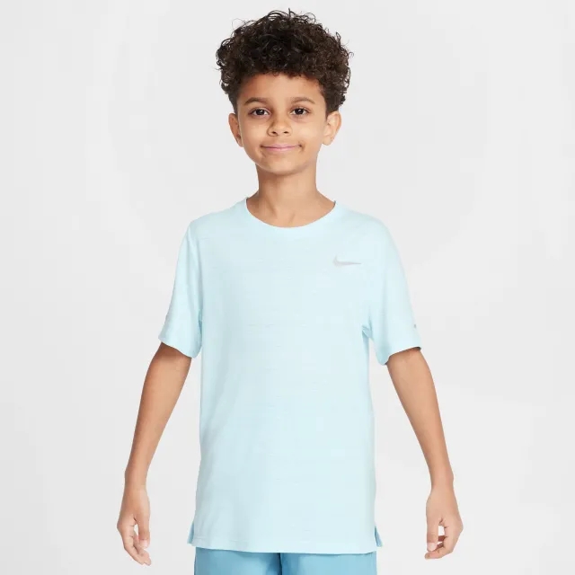 Nike Dri-FIT Miler Older Kids' (Boys') Training Top - Blue - Polyester