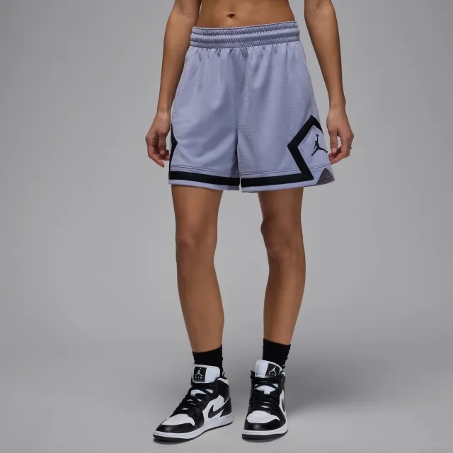 Nike Jordan Sport Women's 10cm (approx.) Diamond Shorts - Purple - Polyester
