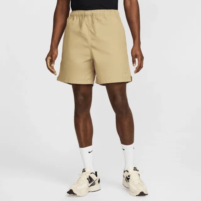 Nike Club Men's Flow Shorts - Brown - Cotton