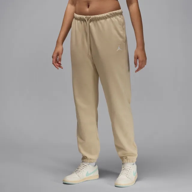 Nike Jordan Brooklyn Fleece Women's French Terry Trousers - Brown - Cotton/Polyester