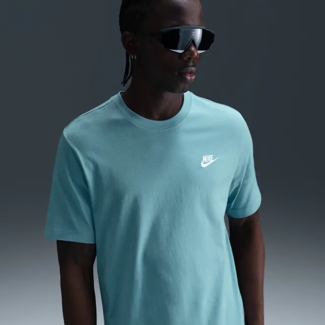 Nike Sportswear Club Men's T-Shirt - Blue - Cotton