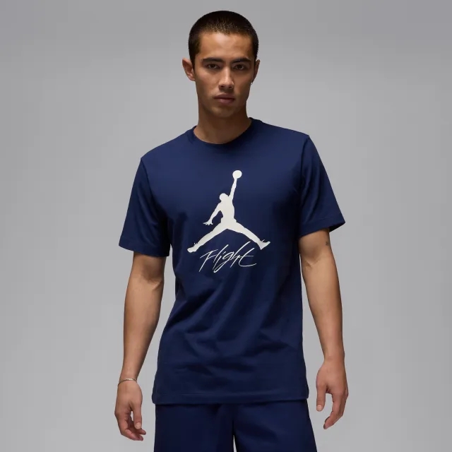 Nike Jordan Jumpman Flight Men's T-Shirt - Blue - Cotton/Polyester