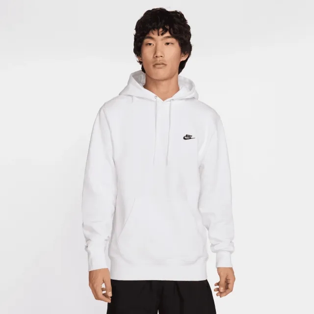 Nike Hoodie Club - ['White']