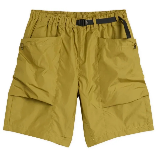 Goldwin Men's Ripstop Shorts Olive Yellow
