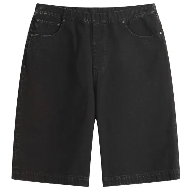 Entire Studios Men's Spar Denim Shorts Magnetite