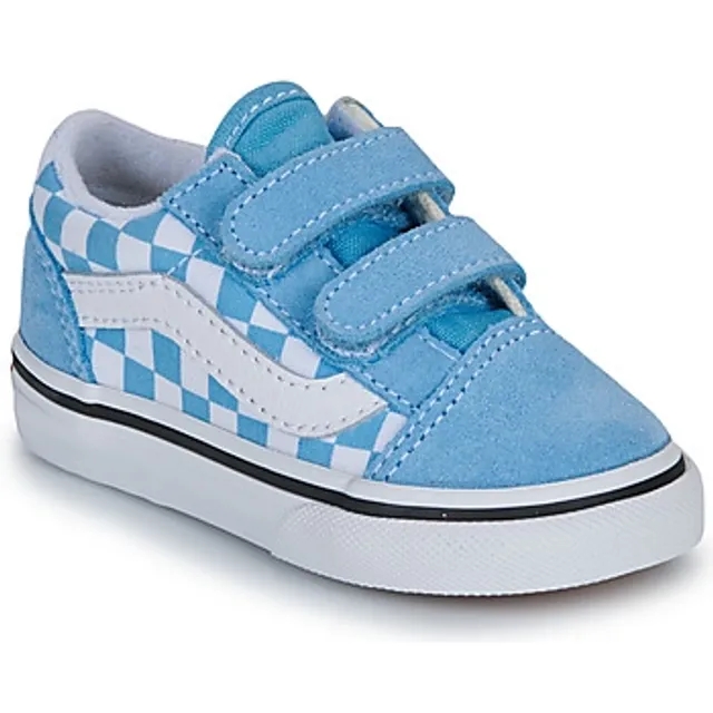 Vans  Old Skool V  girls's Children's Shoes (Trainers) in Blue