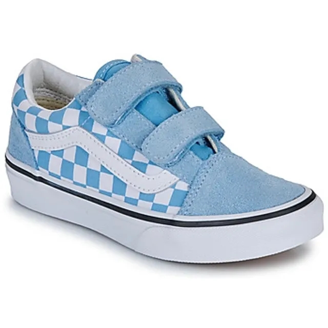 Vans  Old Skool V  girls's Children's Shoes (Trainers) in Blue