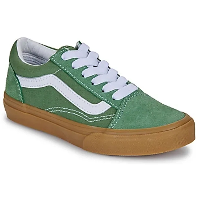 Vans  Old Skool  girls's Children's Shoes (Trainers) in Green