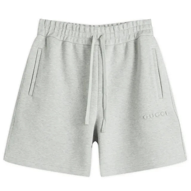 Gucci Men's Sweat Shorts Grey Melange/Mix
