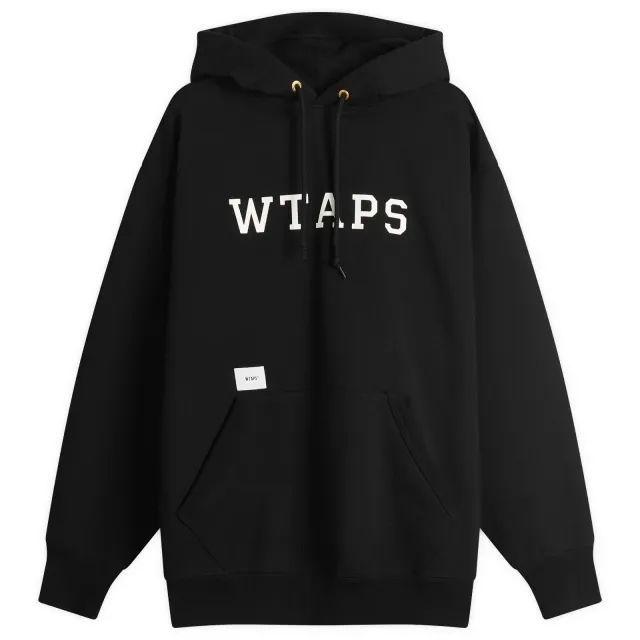 WTAPS Men's Academy Logo Hoodie Black