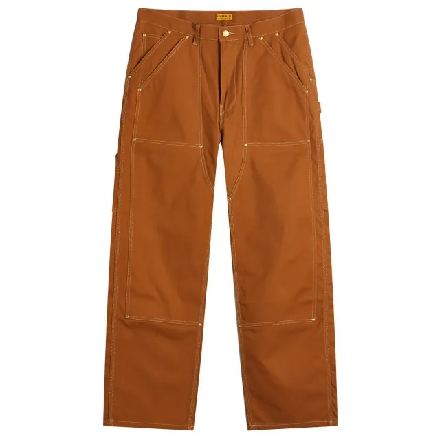 Human Made Men's Duck Work Pants Brown