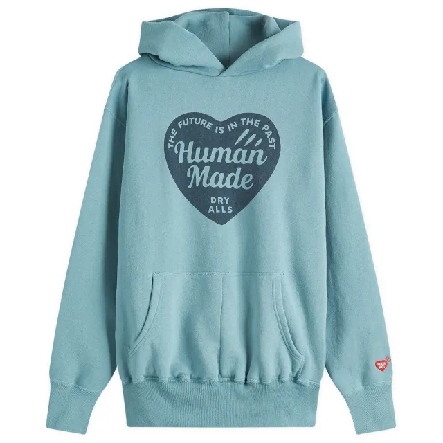 Human Made Men's Tsuriami Heart Hoodie Blue