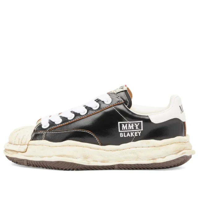 Maison MIHARA YASUHIRO Blakey Original Sole Wrinkled Leather Black