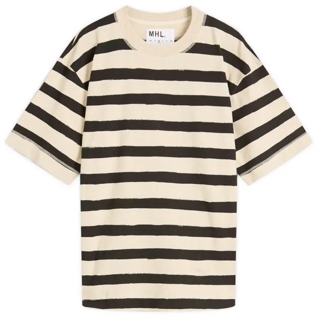 MHL by Margaret Howell Men's Matelot Stripe T-shirt Natural/Black