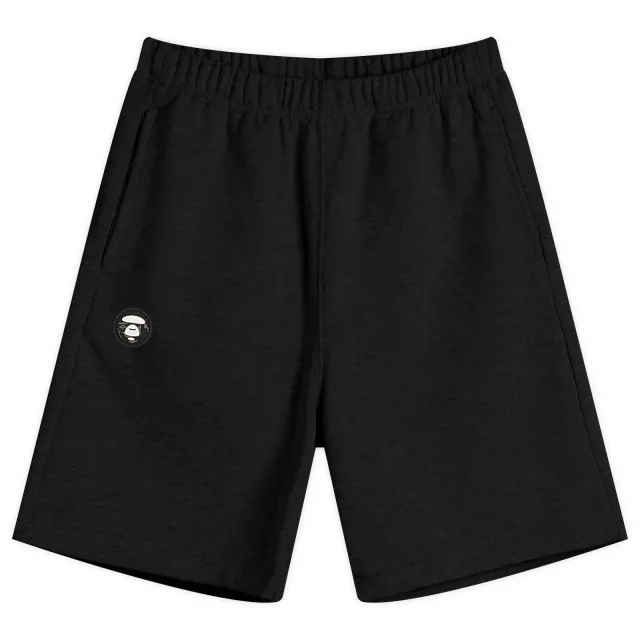 A Bathing Ape AAPE Now Solid Sweat Shorts Black