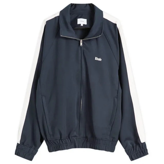Rhude Men's Hamptons Traxedo Track Jacket Navy