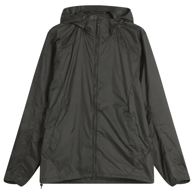 Goldwin Men's Airly Shell Packable Wind Jacket Black