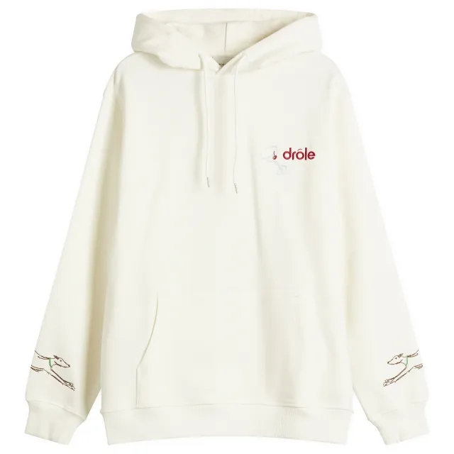 Drôle de Monsieur Men's Country Club Cocktail Hoodie Off White