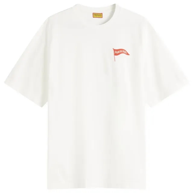 Human Made Men's Polar Bear Flag T-Shirt White