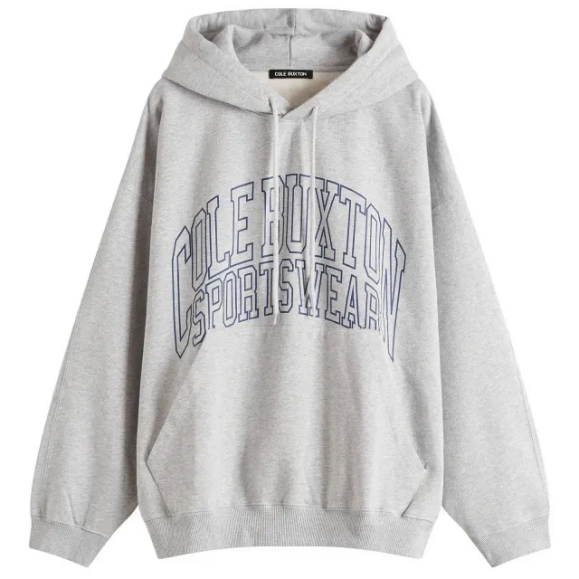 Cole Buxton Men's Sportswear Arc Hoodie Grey Marl