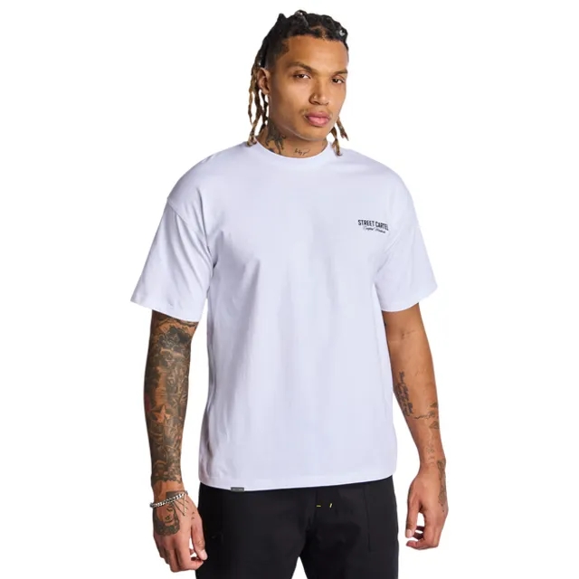 Street Cartel Racer Men T-Shirts - White