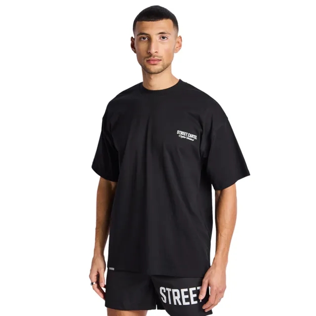 Street Cartel Resort Men T-Shirts - Black