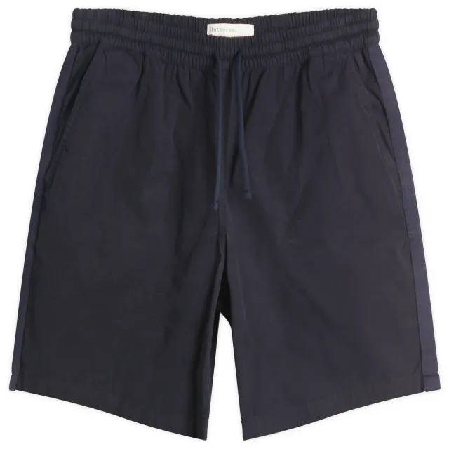 Universal Works Men's Summer Canvas Beach Short Navy