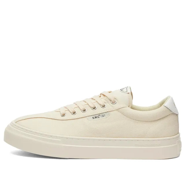 Stepney Workers Club Men's Dellow 02 Cup Canvas Sneaker Ecru