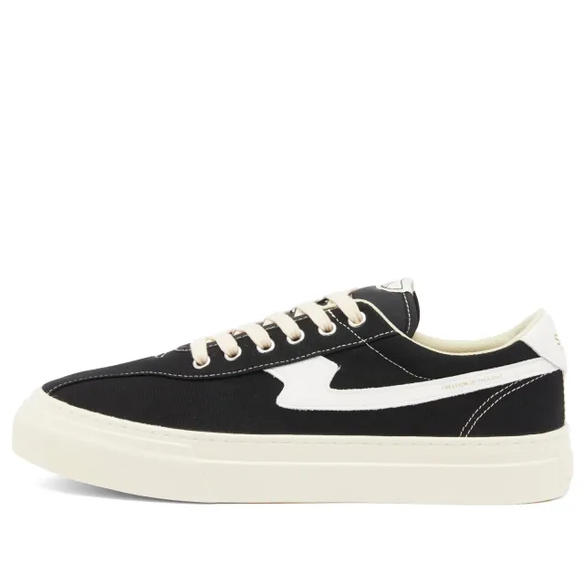 Stepney Workers Club Men's Dellow S-Strike Cup Canvas Sneaker Black/White