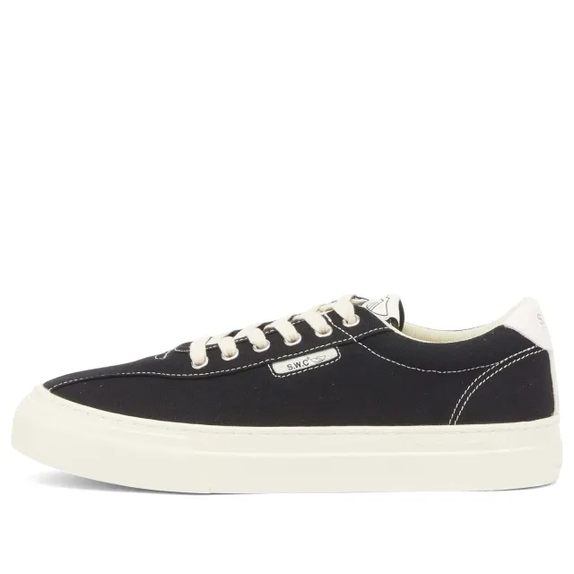 Stepney Workers Club Men's Dellow 02 Cup Canvas Sneaker Black
