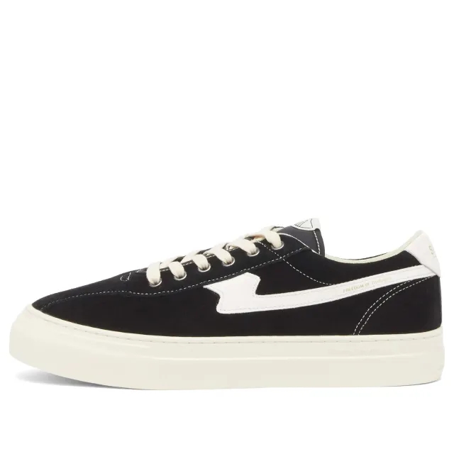 Stepney Workers Club Men's Dellow S-Strike Cup Suede Sneaker Black/White