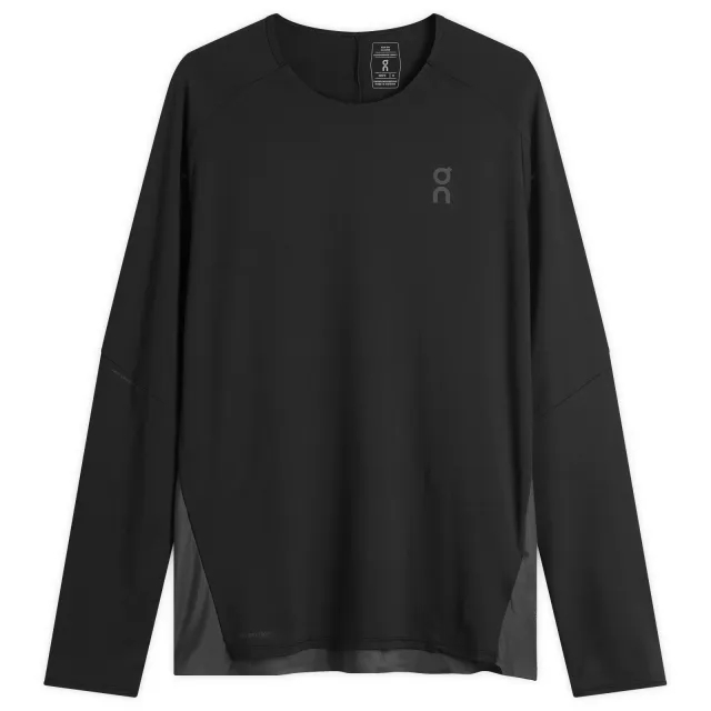 T-Shirt On Performance Long Sleeve Tee Black/ Eclipse Xl