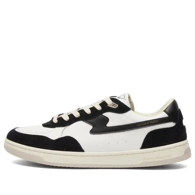 Stepney Workers Club Men's Pro Cup 01 S-Strike Leather Suede Sneak Black White