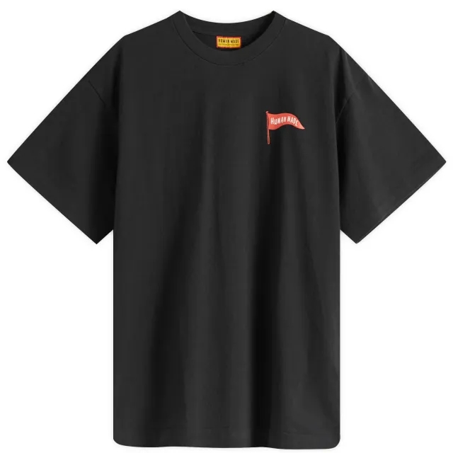 Human Made Men's Polar Bear Flag T-Shirt Navy