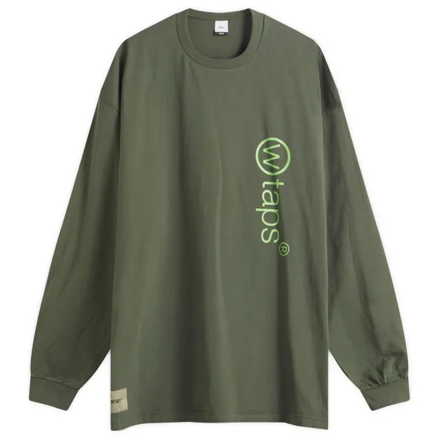 WTAPS Men's Dot Sight Long Sleeve T-Shirt Olive Drab