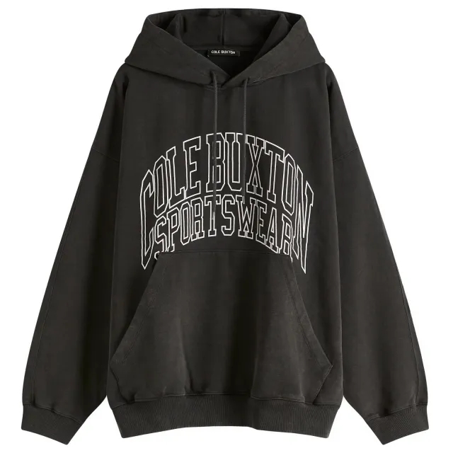 Cole Buxton Men's Sportswear Arc Hoodie Vintage Black