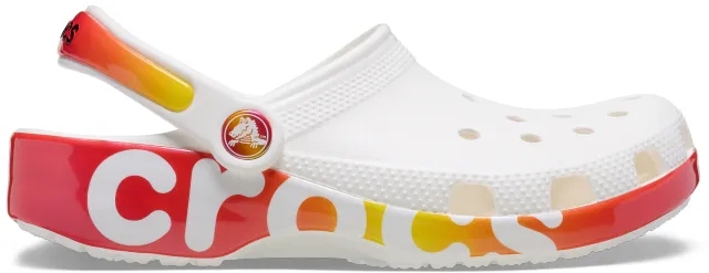 Crocs | Kids | Toddler Classic Reflector | Clogs | White / Multi | C10
