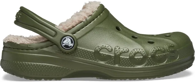 Crocs | Kids | Toddler Baya Lined | Clogs | Army Green | C10