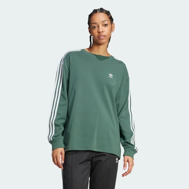 adidas 3-Stripes Long Sleeve Long-Sleeve Top
