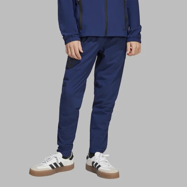 adidas Manchester United Kids Tiro 25 Competition Vis Tech Travel Pants Blue