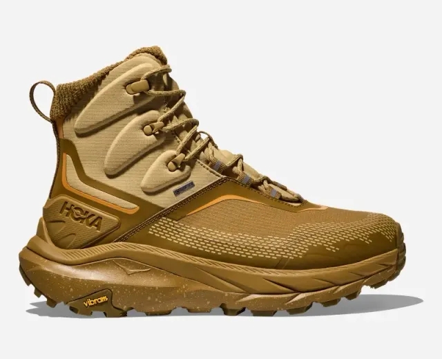 Hoka One One HOKA Men's Kaha 2 Frost GORE-TEX Hiking Shoes in Honey/Wheat