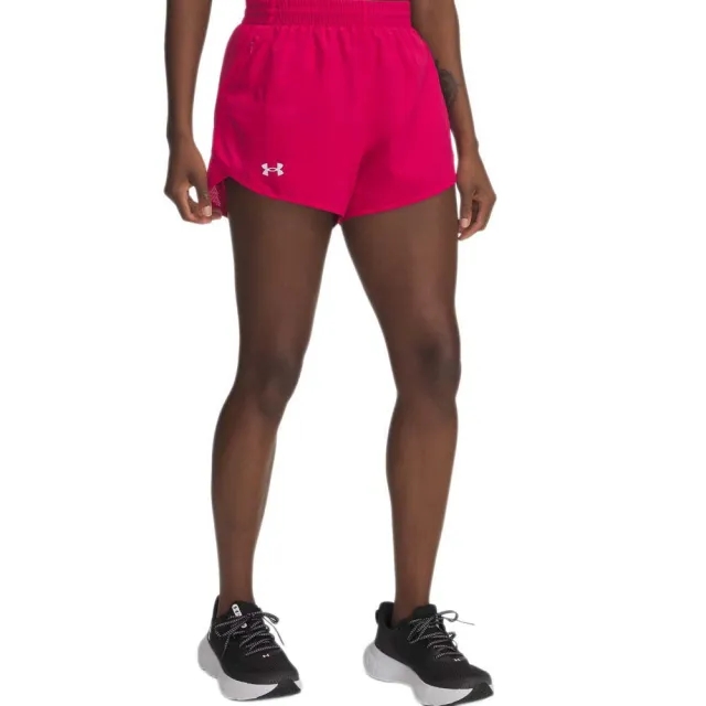 Under Armour  Fly-By Women's 3 Shorts Shaded Fuchsia / Shaded Fuchsia / Reflective XS