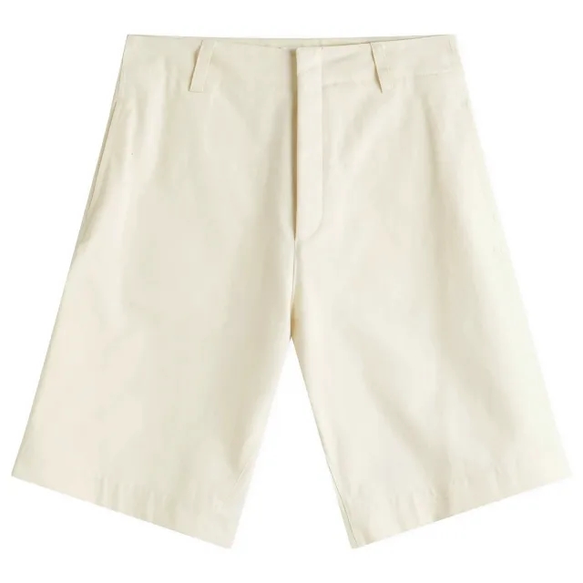 Jil Sander+ Men's Relaxed Fit Chino Shorts Eggshell