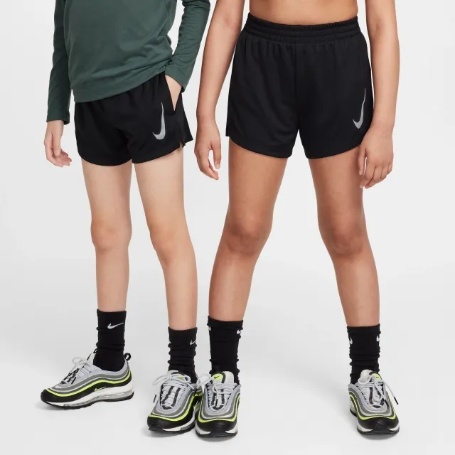 Nike Multi Older Kids' (Boys') Dri-FIT Split Shorts - Black - Sustainable Materials