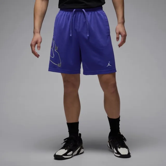 Nike Jordan Sport Men's Dri-FIT Graphic Shorts - Purple - Sustainable Materials