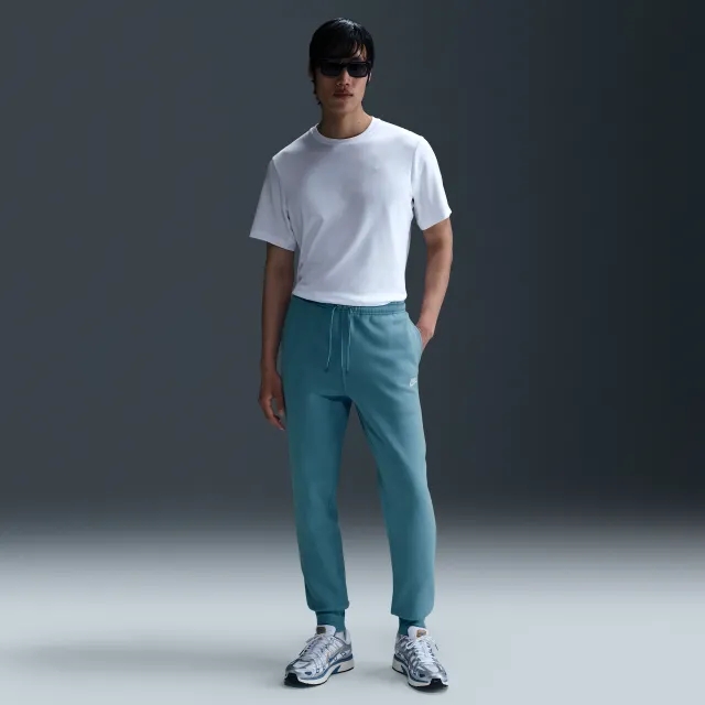 Nike Club Men's Joggers - Blue - Cotton/Polyester