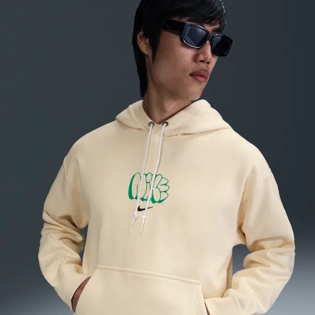 Nike Solo Swoosh Men's Fleece Hoodie - White - Fleece